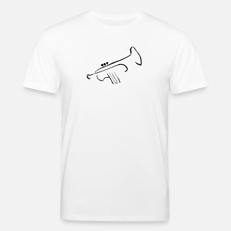 Trompete pur 2 - Stanley/Stella Unisex Bio-T-Shirt CREATOR  - Weiß