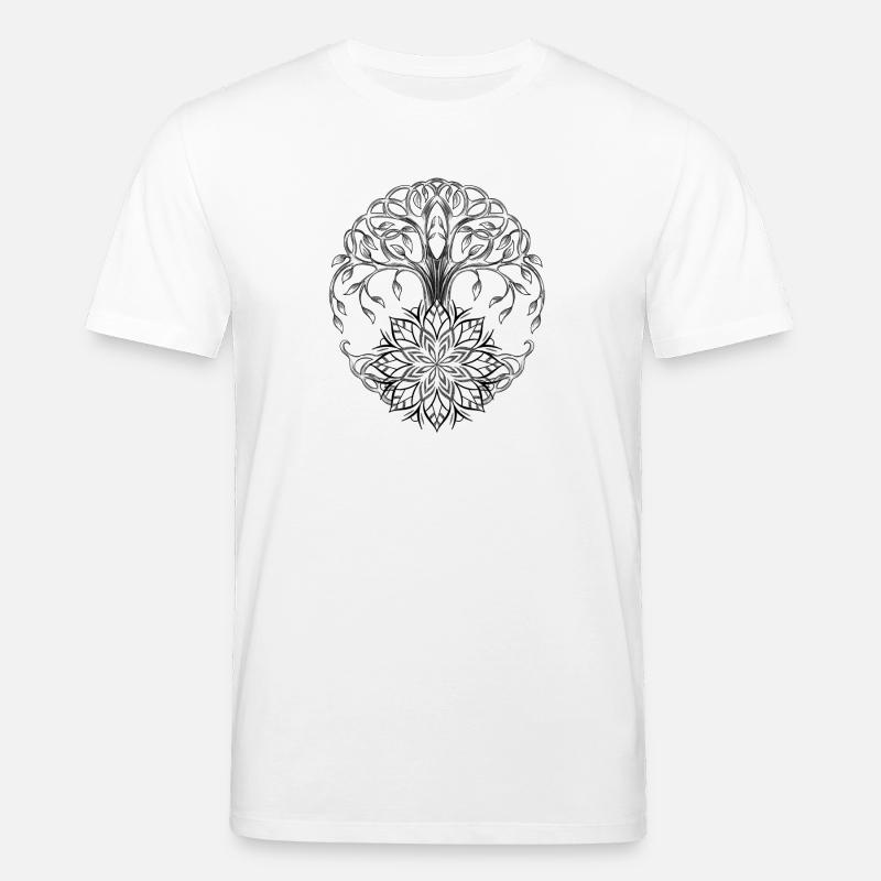 Keltischer Baum des Lebens - Stanley/Stella Unisex Bio-T-Shirt CREATOR  - Weiß