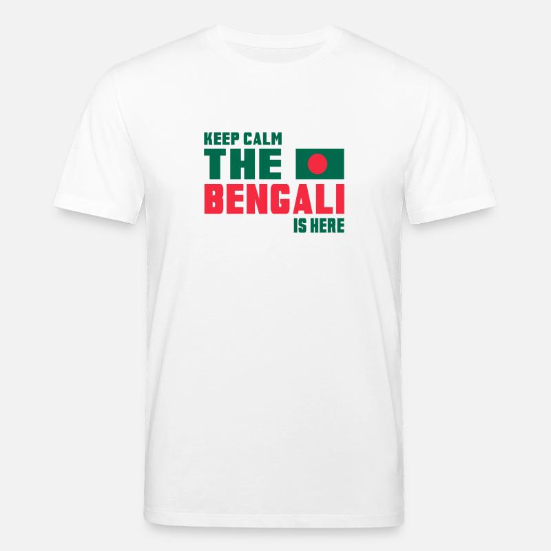 Keep Calm Bangladesch Design / Geschenkidee - Stanley/Stella Unisex Bio-T-Shirt CREATOR  - Weiß