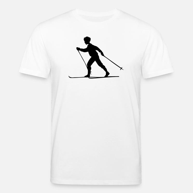 Langlaufski - Stanley/Stella Unisex Bio-T-Shirt CREATOR  - Weiß