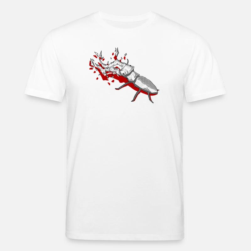 roter Drachen - Stanley/Stella Unisex Bio-T-Shirt CREATOR  - Weiß