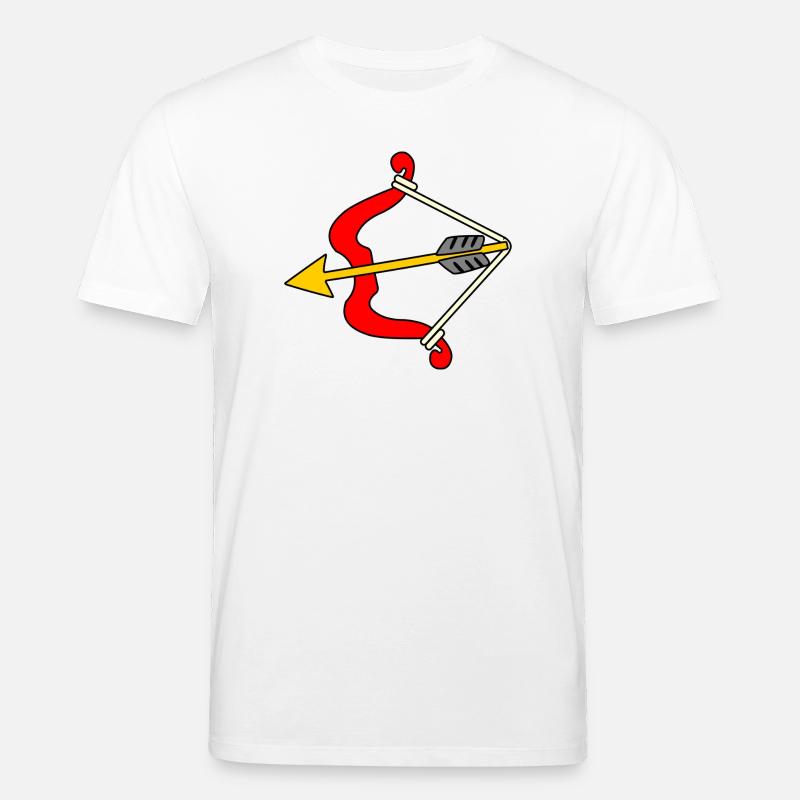 Pfeil und Bogen - Stanley/Stella Unisex Bio-T-Shirt CREATOR  - Weiß