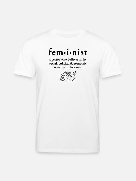 Feminist Definition - Stanley/Stella CREATOR Unisex Organic T-Shirt - white