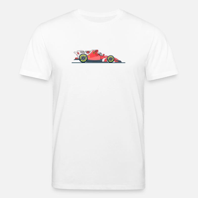 Course de voitures de course - T-shirt bio CREATOR Stanley/Stella Unisexe - blanc