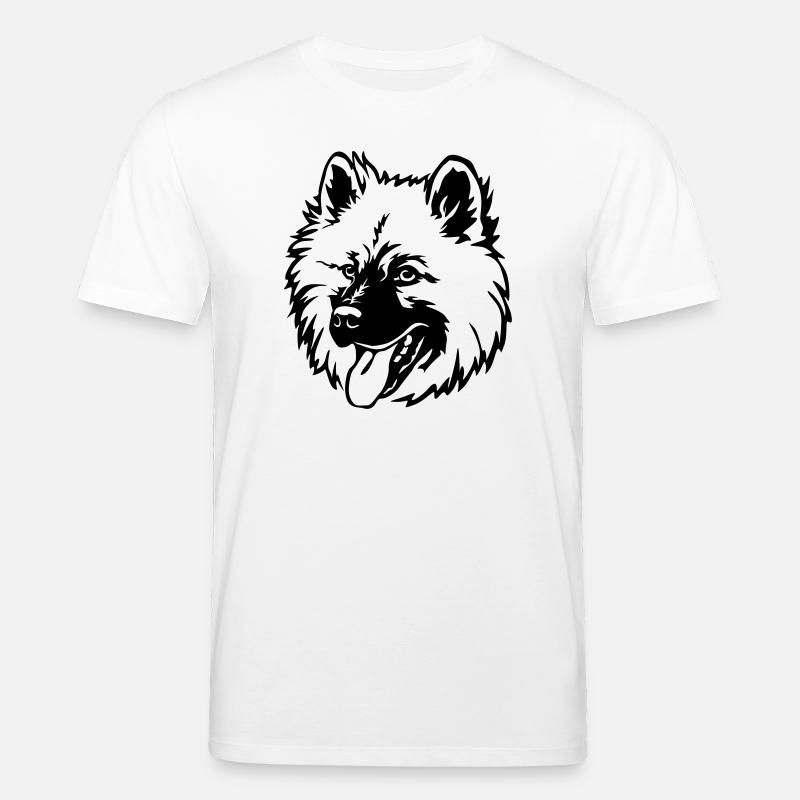 Eurasier Kopf - Stanley/Stella Unisex Bio-T-Shirt CREATOR  - Weiß