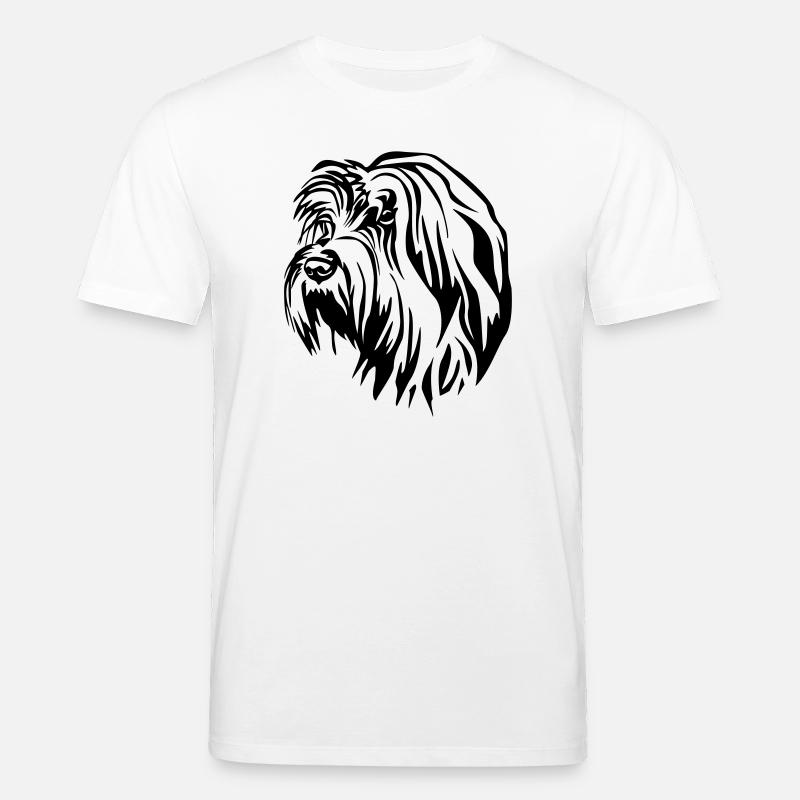 Gos d’Atura Catala Tête - T-shirt bio CREATOR Stanley/Stella Unisexe - blanc