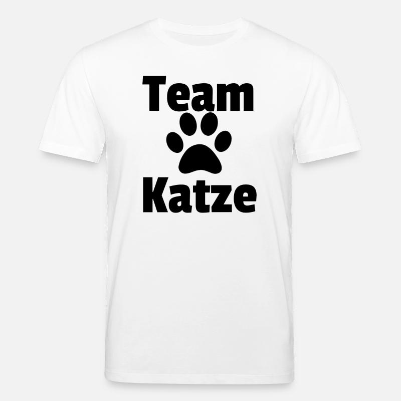Équipe chat noir raw - T-shirt bio CREATOR Stanley/Stella Unisexe - blanc