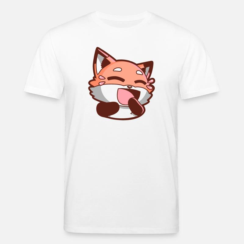 Fox Foxes - Stanley/Stella CREATOR Unisex Organic T-Shirt - white