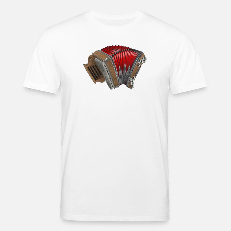 Harmonica de Styrie - Franconie, Bavière | ZiachON ! - T-shirt bio CREATOR Stanley/Stella Unisexe - blanc