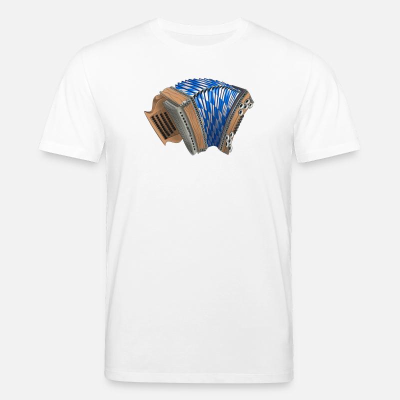 Harmonica styrienne - Bavière | ZiachON ! - T-shirt bio CREATOR Stanley/Stella Unisexe - blanc