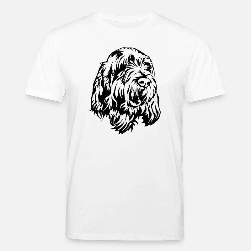 Spinone Italiano Kopf - Stanley/Stella Unisex Bio-T-Shirt CREATOR  - Weiß