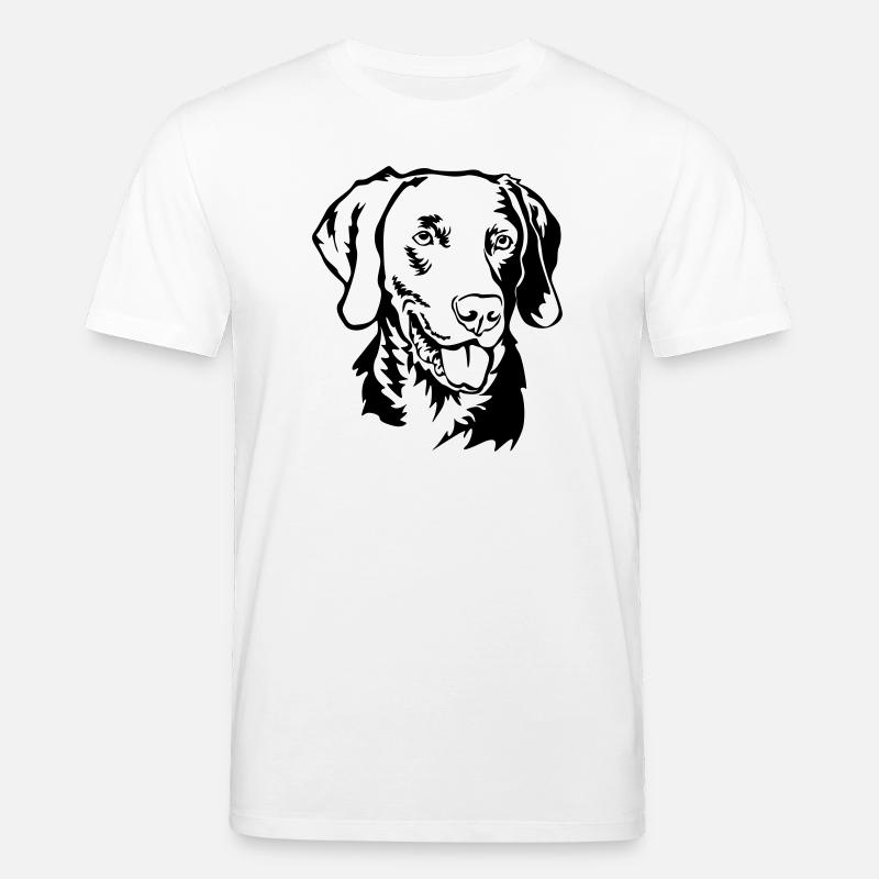 Weimaraner Kopf - Stanley/Stella Unisex Bio-T-Shirt CREATOR  - Weiß