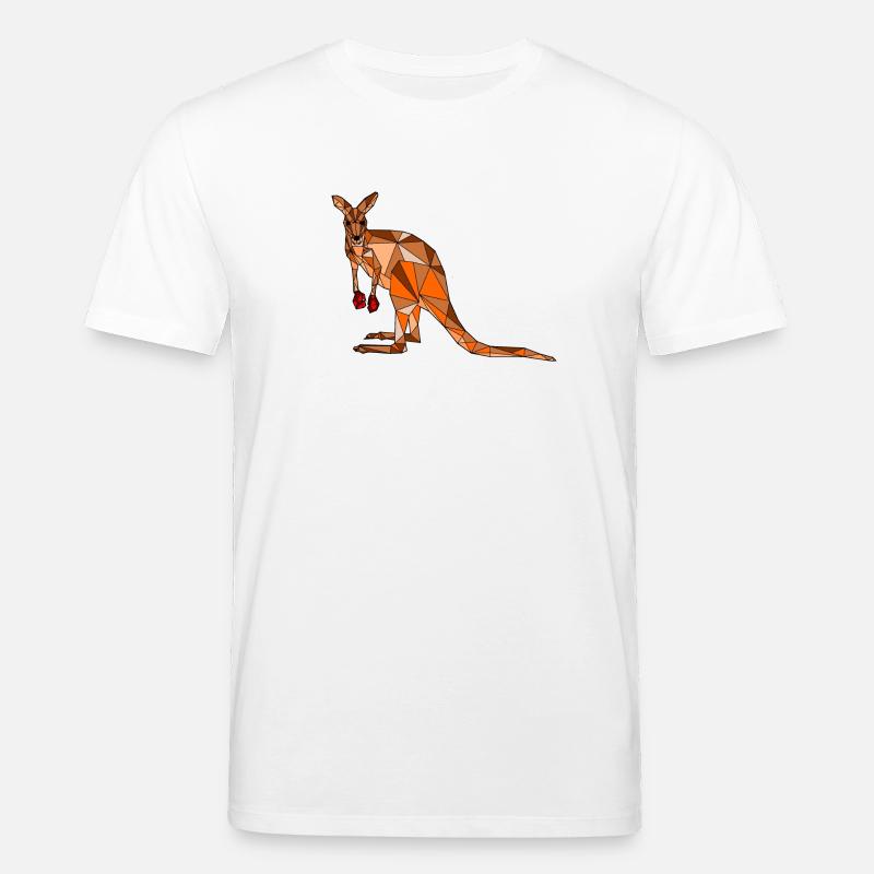 Känguru blanko - Stanley/Stella Unisex Bio-T-Shirt CREATOR - Weiß