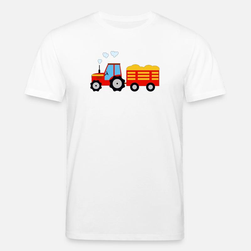 Traktor - Stanley/Stella Unisex Bio-T-Shirt CREATOR  - Weiß