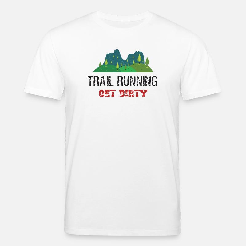 Trail Running – Werden Sie schmutzig! - Stanley/Stella Unisex Bio-T-Shirt CREATOR  - Weiß