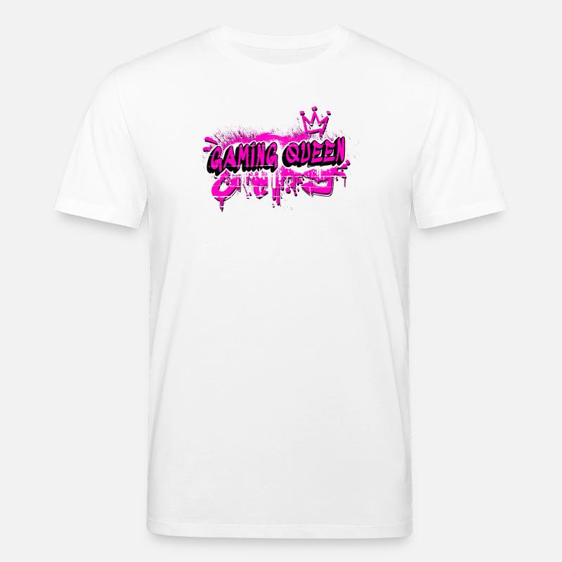 Gaming Queen Graffiti Design - Stanley/Stella Unisex Bio-T-Shirt CREATOR  - Weiß