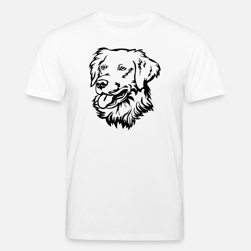 Tête d’or retriever - T-shirt bio CREATOR Stanley/Stella Unisexe - blanc