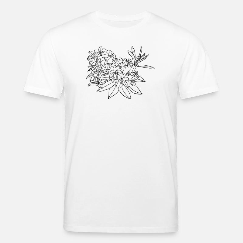 Rhododendron | Blüte | Natur | Geschenkidee - Stanley/Stella Unisex Bio-T-Shirt CREATOR  - Weiß