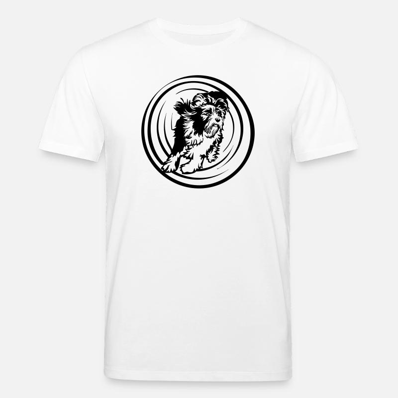 Bearded Collie - Stanley/Stella Unisex Bio-T-Shirt CREATOR  - Weiß