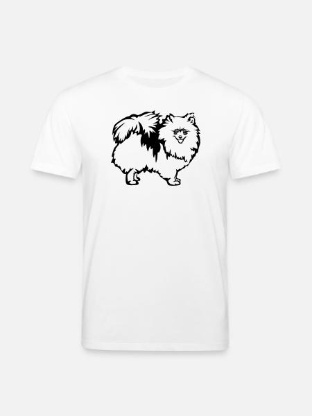 Spitz nain - T-shirt bio CREATOR Stanley/Stella Unisexe - blanc