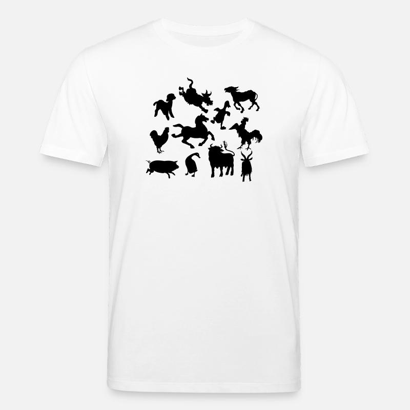 Nutztiere - Stanley/Stella Unisex Bio-T-Shirt CREATOR  - Weiß
