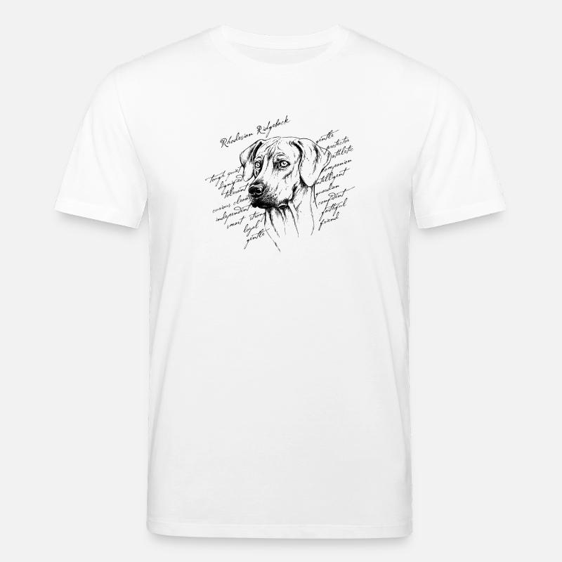 Rhodesian Ridgeback - T-shirt bio CREATOR Stanley/Stella Unisexe - blanc