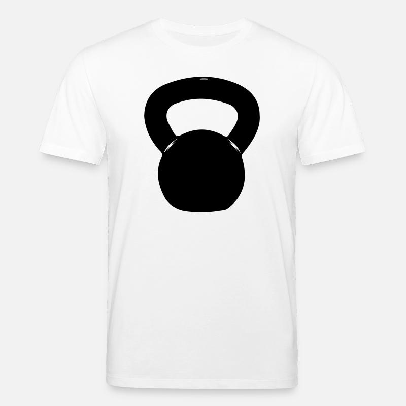 Kettlebell - Stanley/Stella Unisex Bio-T-Shirt CREATOR  - Weiß