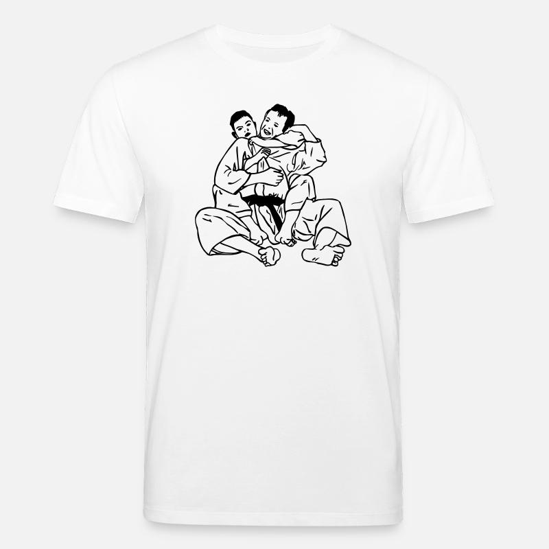 Jiujitsu Halsklemme - Stanley/Stella Unisex Bio-T-Shirt CREATOR  - Weiß