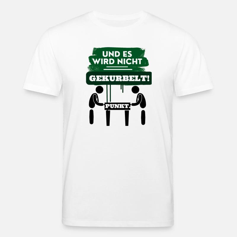 Und es wird nicht gekurbelt Punkt - Stanley/Stella Unisex Bio-T-Shirt CREATOR  - Weiß