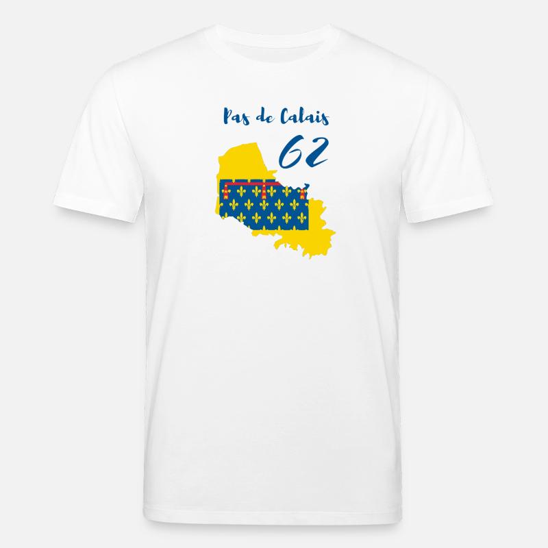 Pas de calais - T-shirt bio CREATOR Stanley/Stella Unisexe - blanc