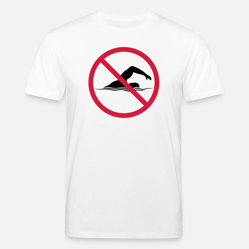 Nage de bouclier interdite - T-shirt bio CREATOR Stanley/Stella Unisexe - blanc