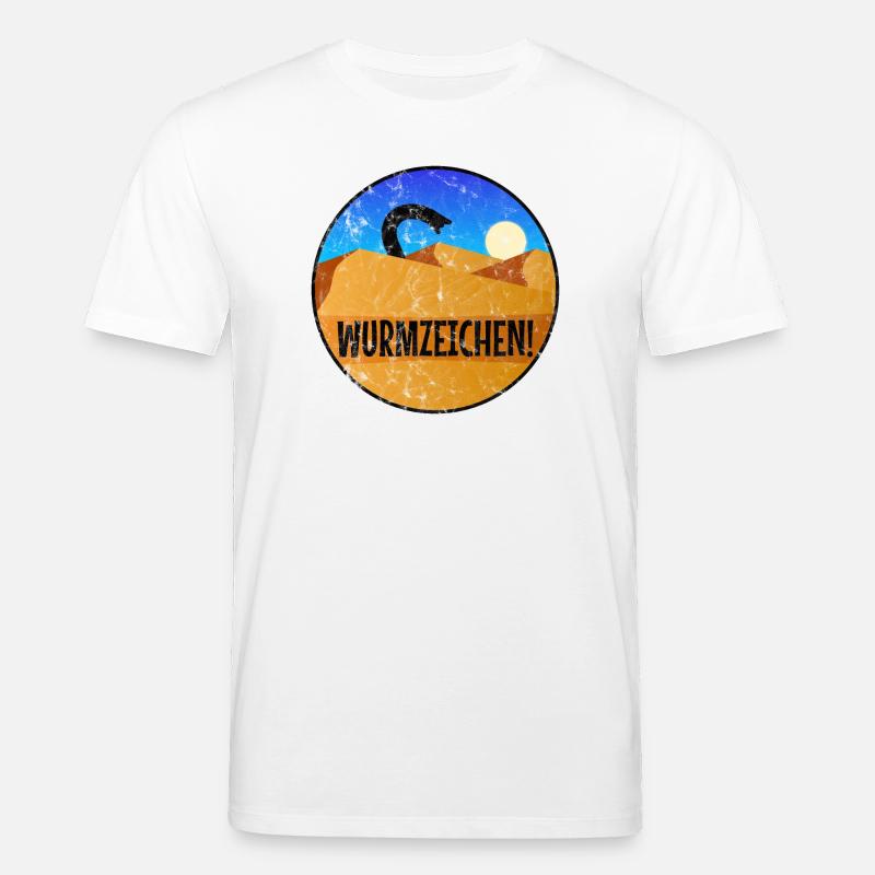 Wurmzeichen washed - Stanley/Stella Unisex Bio-T-Shirt CREATOR  - Weiß