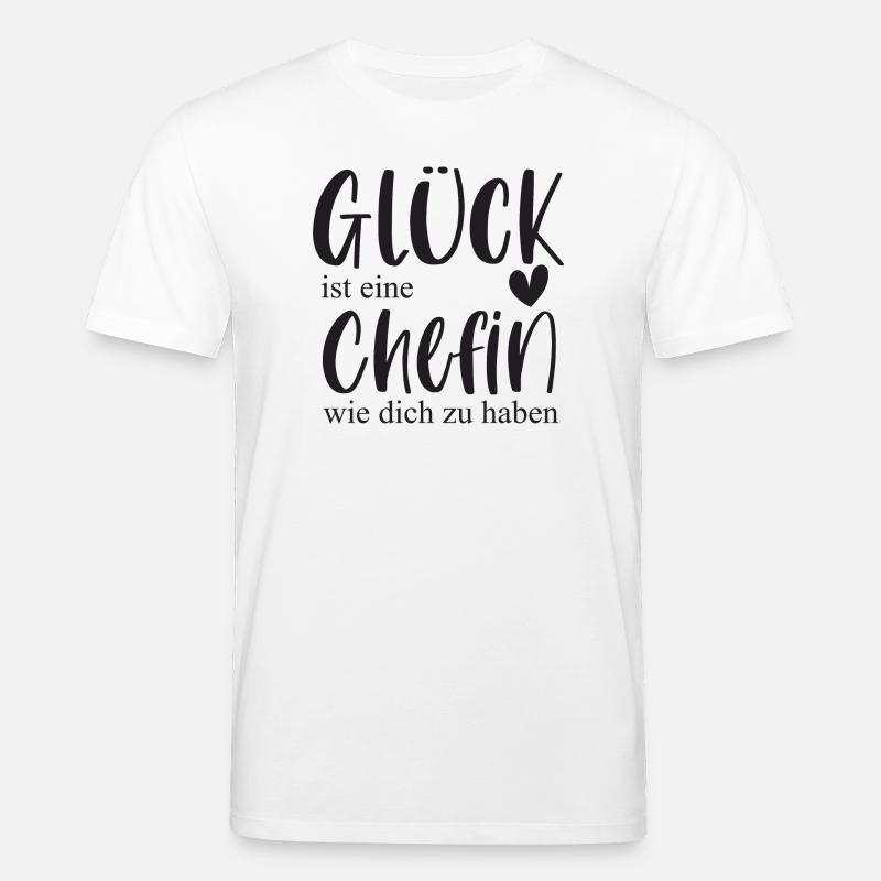 Chefin Geschenk Danke - Stanley/Stella Unisex Bio-T-Shirt CREATOR  - Weiß