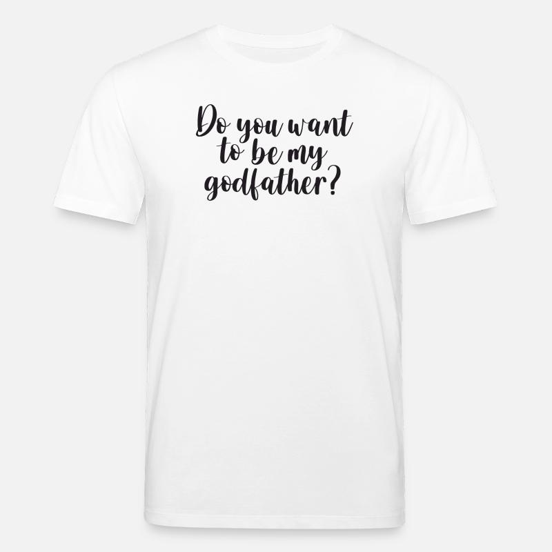 Parrain Parrain Question Cadeau Parrain Oncle - T-shirt bio CREATOR Stanley/Stella Unisexe - blanc