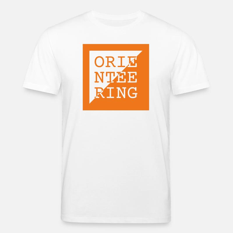 Orientierungslauf-Logo – Run & Navigate - Stanley/Stella Unisex Bio-T-Shirt CREATOR  - Weiß
