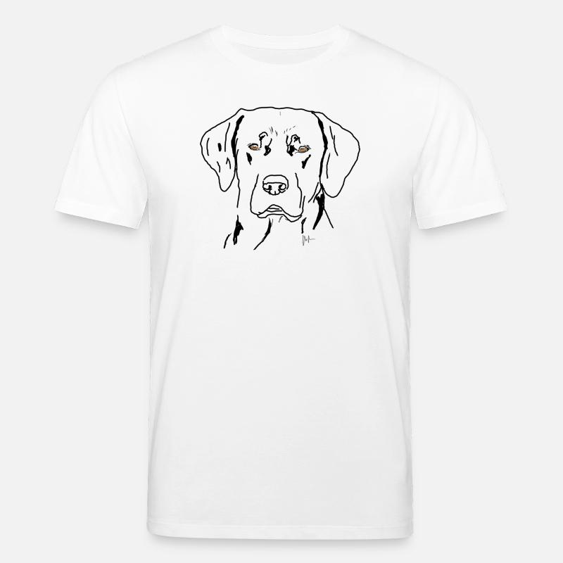 Labrador - Stanley/Stella Unisex Bio-T-Shirt CREATOR  - Weiß