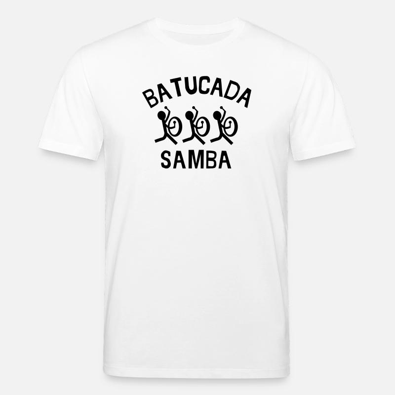 batucada, samba, carnaval, rio - T-shirt bio CREATOR Stanley/Stella Unisexe - blanc