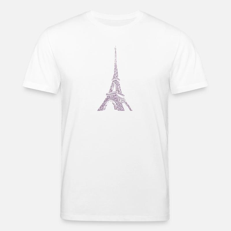 Tour Eiffel de Paris - T-shirt bio CREATOR Stanley/Stella Unisexe - blanc