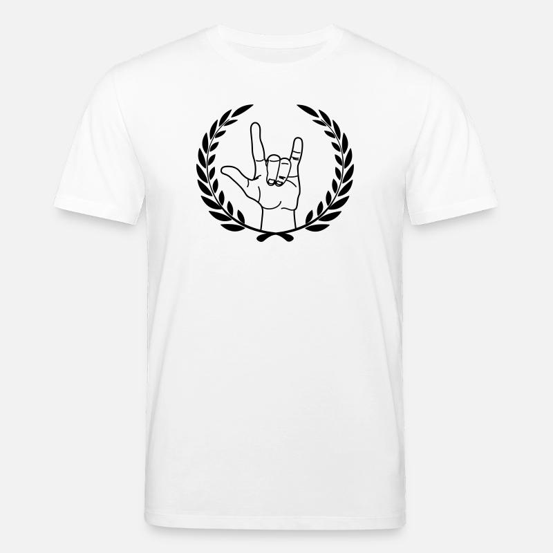 Respect du geste de la main - T-shirt bio CREATOR Stanley/Stella Unisexe - blanc
