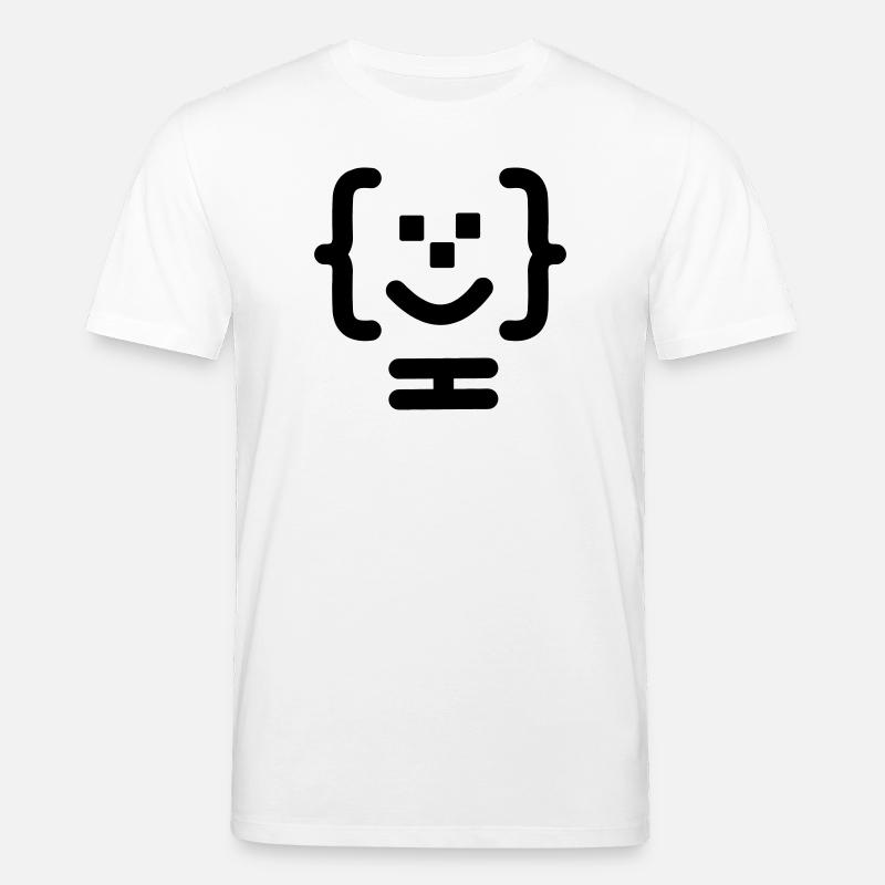 Code-Logo des Hauptprogrammierers - Stanley/Stella Unisex Bio-T-Shirt CREATOR  - Weiß