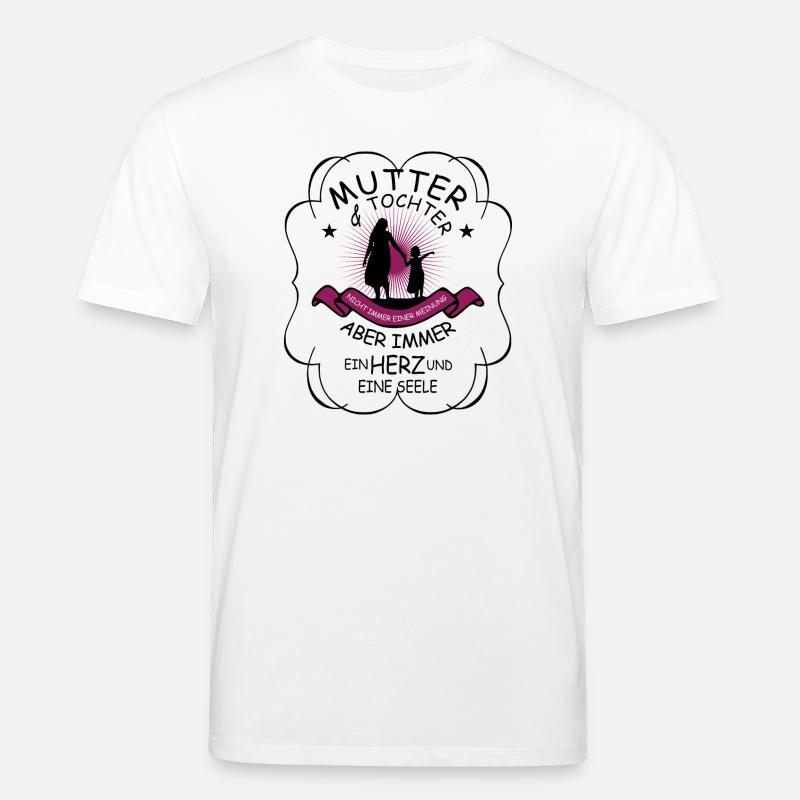 Mutter und Tochter - Stanley/Stella Unisex Bio-T-Shirt CREATOR  - Weiß