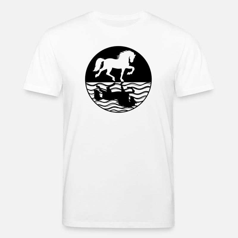 Ross Pferede Isländer Pferdeliebe Islandpferde - Stanley/Stella Unisex Bio-T-Shirt CREATOR  - Weiß
