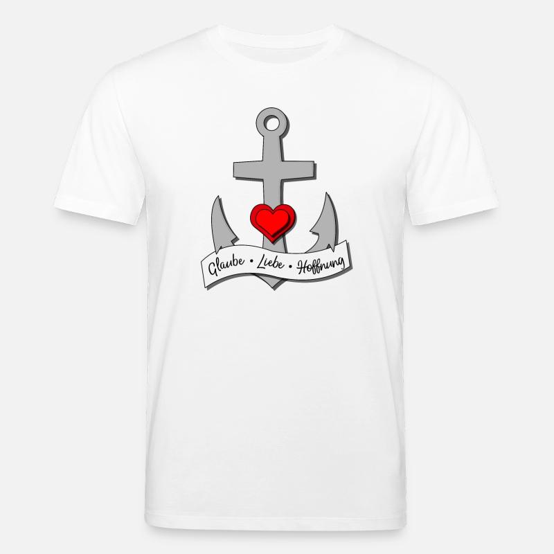 Glaube - Liebe - Hoffnung - Stanley/Stella Unisex Bio-T-Shirt CREATOR  - Weiß