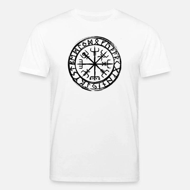 Vegvisir Kompass - Stanley/Stella Unisex Bio-T-Shirt CREATOR  - Weiß