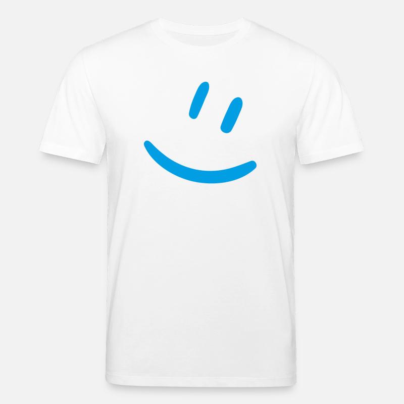 Smily türkis - Stanley/Stella Unisex Bio-T-Shirt CREATOR - Weiß