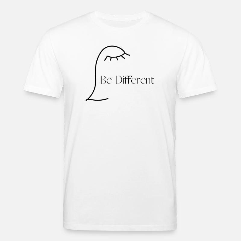 Be different from others - Stanley/Stella CREATOR Unisex Organic T-Shirt - white