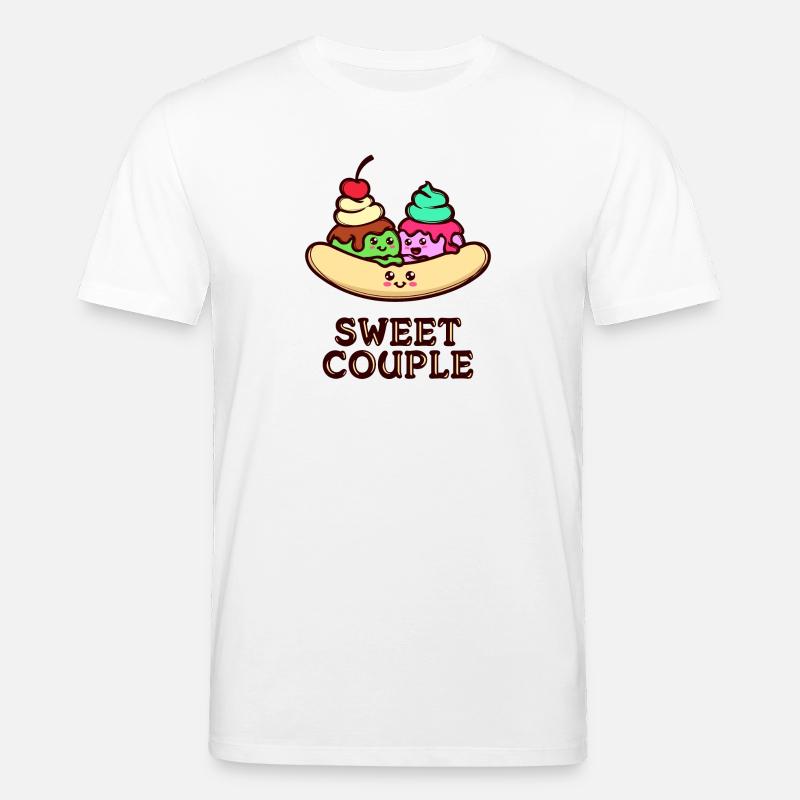 Süßigkeiten Statement Nachspeise Lecker Backen - Stanley/Stella Unisex Bio-T-Shirt CREATOR  - Weiß