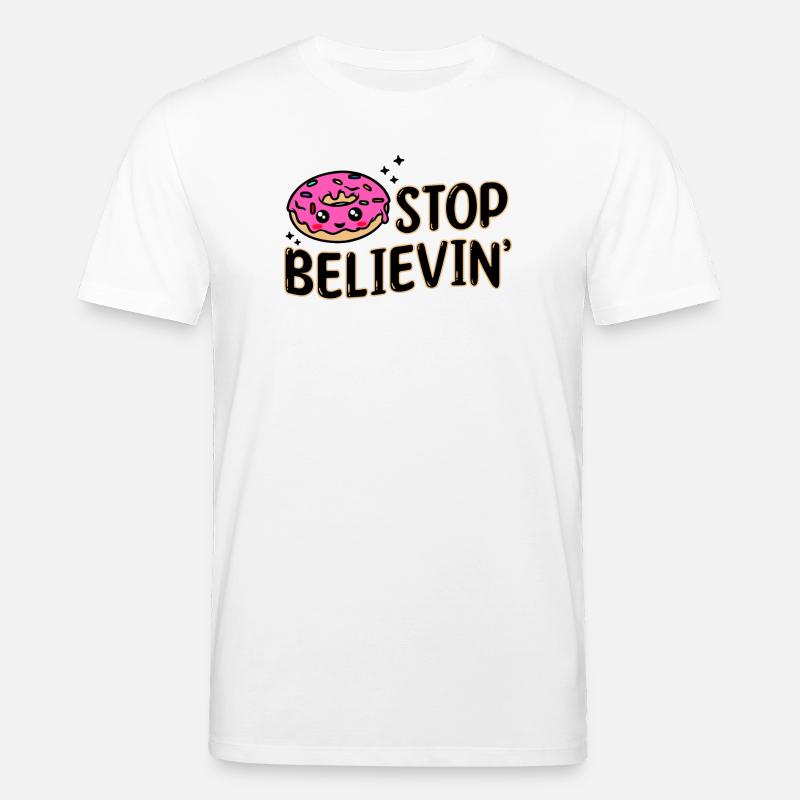 Sweets Snacking Statement Delicious Donut - Stanley/Stella CREATOR Unisex Organic T-Shirt - white