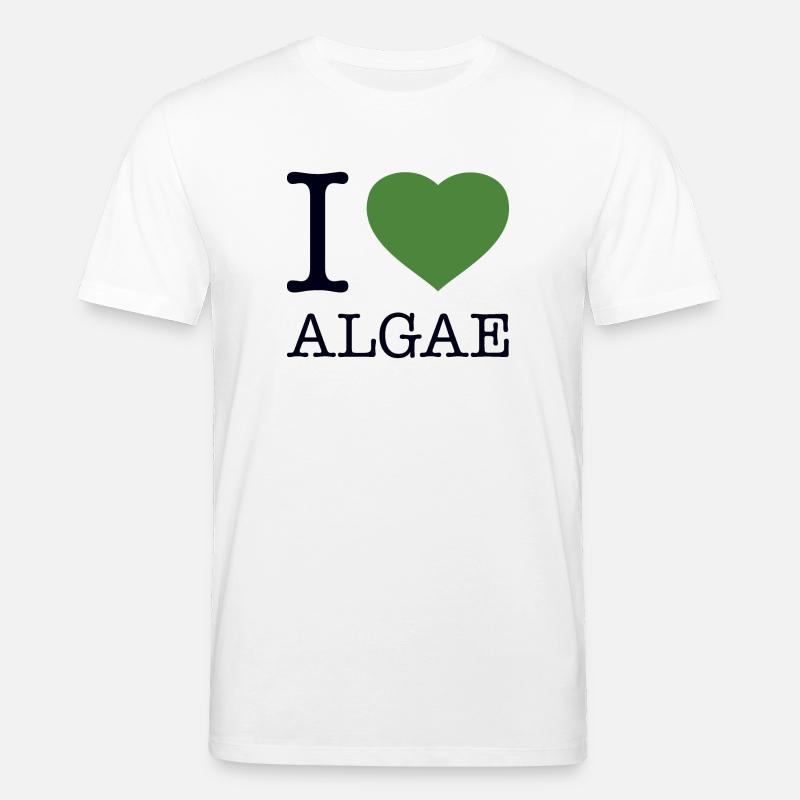 I LOVE ALGAE Algen - Stanley/Stella Unisex Bio-T-Shirt CREATOR  - Weiß