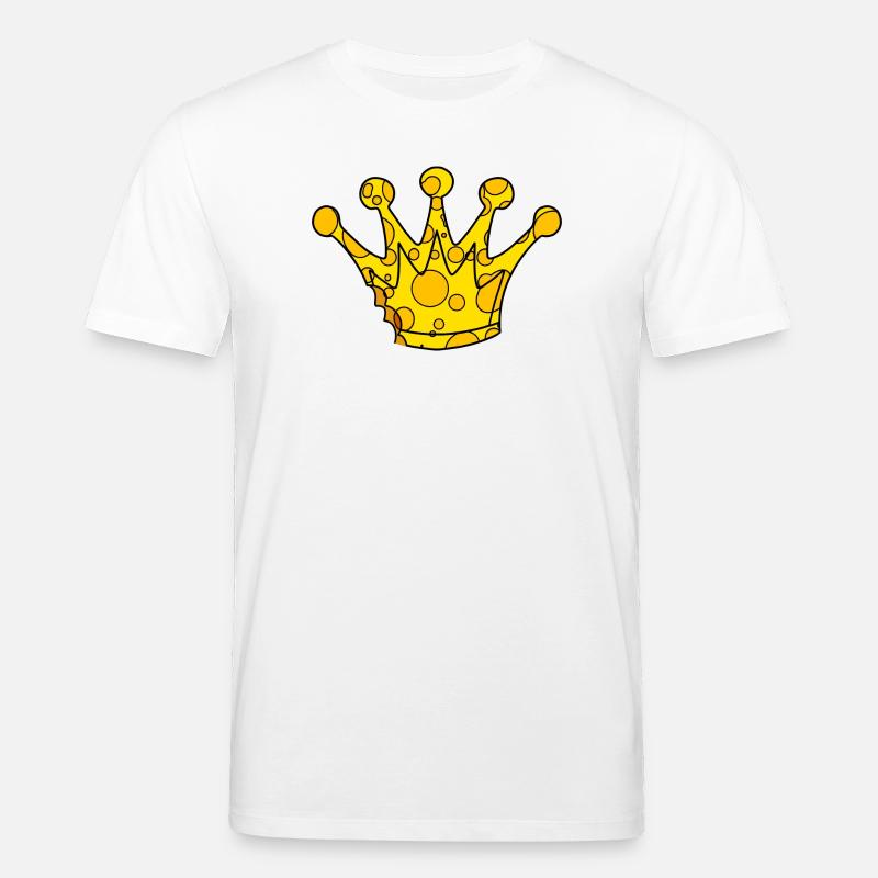 Fromage symbole de la couronne - T-shirt bio CREATOR Stanley/Stella Unisexe - blanc